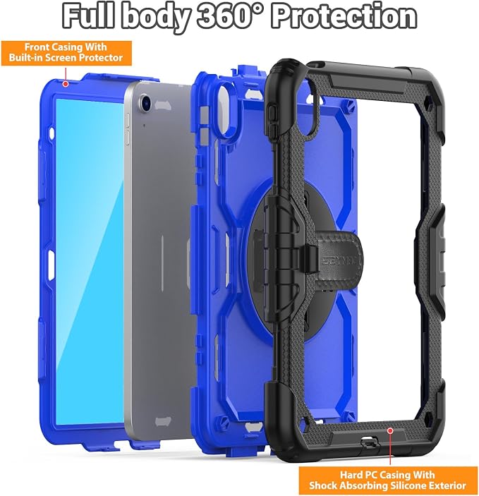 SEYMAC Case for iPad 11th/10th Generation 2025/2022, Heavy Duty Full-Body - Image 5