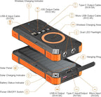 ERRBBIC Solar Charger Power Bank 49800mAh, 22.5W Portable Charger, 15W Wireless - Image 8