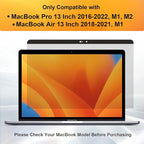 Privacy Screen MacBook Pro 13 Inch & MacBook Air 13", Magnetic Anti Glare Blue - Image 8