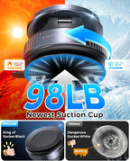 MRGLAS 2026 Upgraded Vacuum Magnetic Phone Holder, - Image 3