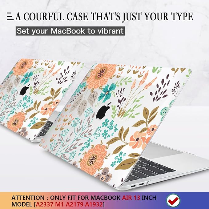CISSOOK Case for MacBook Air 13 inch 2021 2020 2019 2018 Release Model A2337 M1 - Image 3