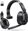 TECKNET Bluetooth Trucker Headset, Single and Dual Ear Wireless Headset by Tecknet