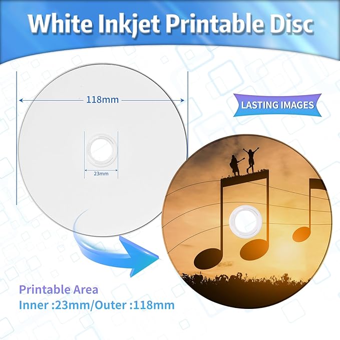 BD-R BDR 25GB Single Layer Blue Blu-ray Recordable Media Disc Upto 6X - Image 2