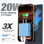 Fast Charger Block, USB C Wall Charger, Charger Cube, Dual Port PD Fast - Image 2