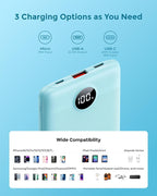 VEEKTOMX Mini Portable Charger 10000mAh, 22.5W Fast Charging Small Power Bank - Image 7
