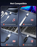 MoKo 2 Pack Lightning to USB C Adapter - Image 2