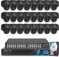 4COVR 4K PoE 32 Channel Security Camera System AI Human Vehicle Detection by 4COVR