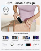 iWALK Portable Charger, Ultra Small 10, 000mAh 30W PD Power Bank, USB C in&Out - Image 6