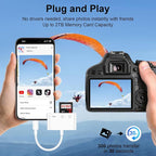USB C SD Card Reader for iPhone 16 15 Pro Max/Plus, Samsung Galaxy S25 S24FE S23 - Image 7