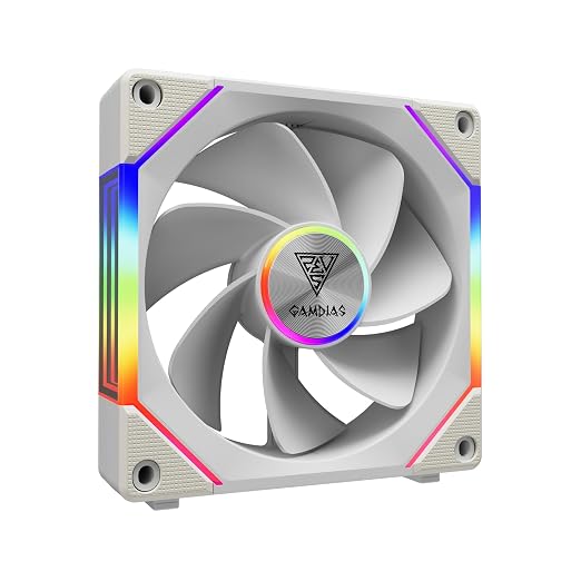 GAMDIAS Aeolus P2-1203U 120mm ARGB PWM Fan, Include Reverse Fan Blade x3 - Image 18