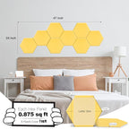 Mollywell Hexagon Acoustic Panels, High Density, Soundproofing, Decorative - Image 2