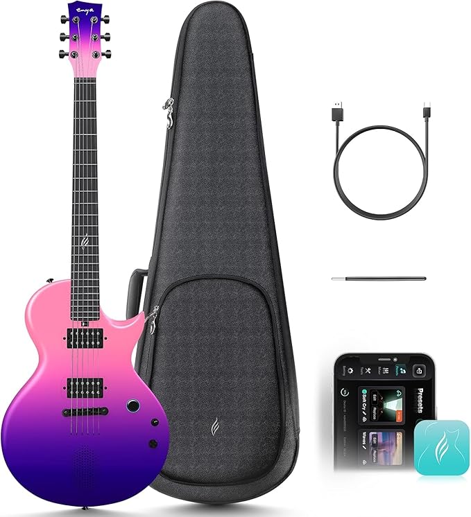 Enya Electric Guitar Nova Go Sonic Smart Electric Carbon Fiber Guitarra by ENYA