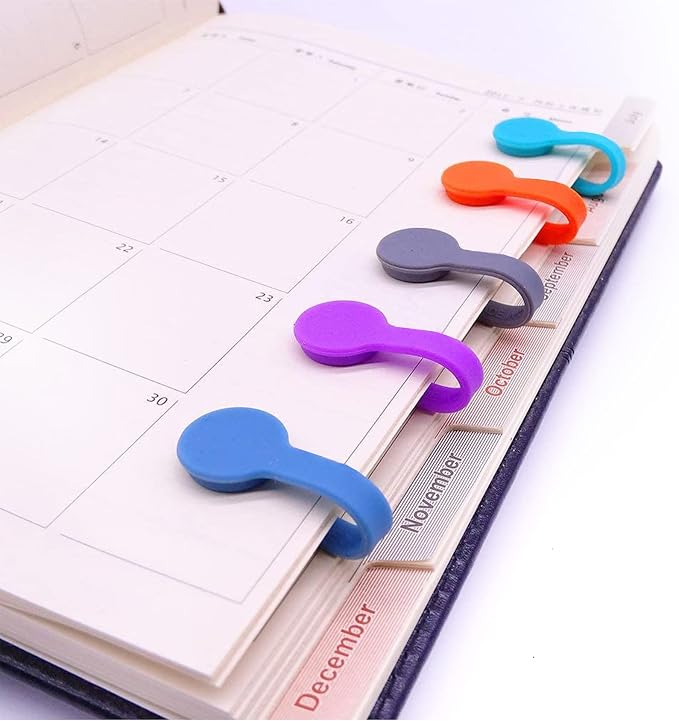 6 Pack Magnetic Twist Ties, Viaky Multicolor Magnet Keeper Bands Winder Wrap - Image 6