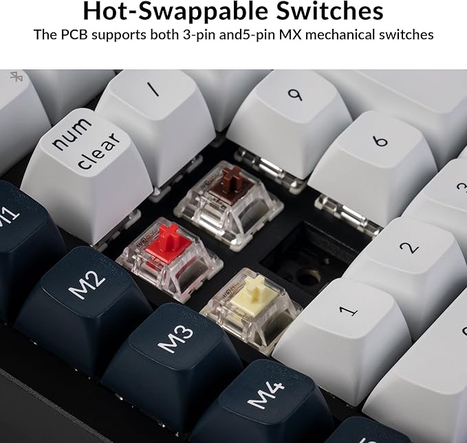 Keychron Q0 Max Wireless Custom Mechanical Numpad, 2.4 GHz/Bluetooth 5.1/Wired - Image 3