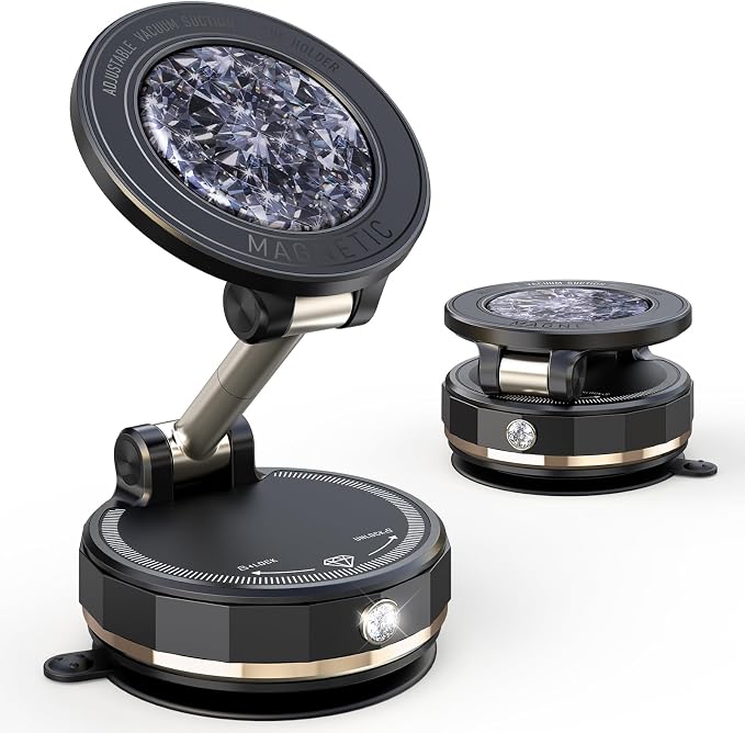 Upgraded Vacuum Magnetic Car Phone Holder by Unknown