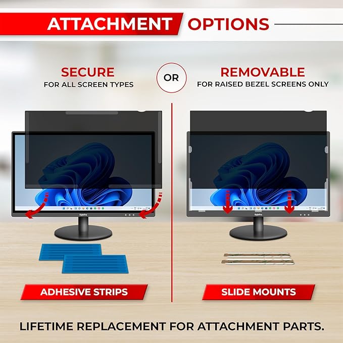 24 Inch 16:9 Computer Privacy Screen Filter - Image 4