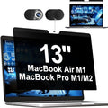 Magnetic Privacy Screen MacBook Air 13 Inch, Removable Anti Blue Light Glare by Mamol