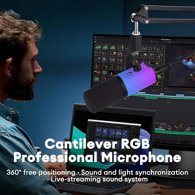 Gaming Microphone for PC, Streaming Mic - Image 2