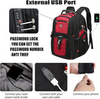 SHRRADOO Extra Large 50L Travel Laptop Backpack - Image 2