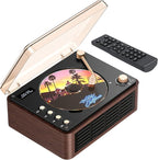 CD Player with Speaker, Retro Portable CD Players by POFOTOPortableDVDPlayer