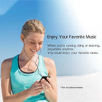 MP3 Player 32GB with Speaker Earphone Portable Mini Blue Music Player Support - Image 7