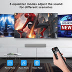 MZEIBO Sound Bar for TV, Soundbars Smart Portable Wireless Sound System - Image 3
