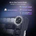 Redragon K673 PRO 75% Wireless Gasket RGB Gaming Keyboard, 3-Modes 81 Keys - Image 6