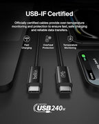 Belkin USB C to USB C Cable ​2-Pack, 240W - Image 4