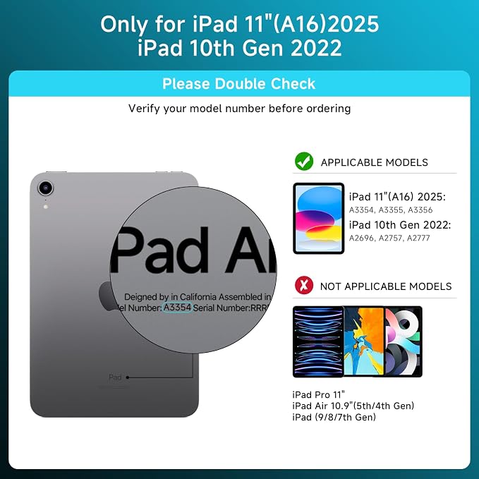 Transparent Case with Keyboard for iPad 11th Gen 11-in. & 2022 iPad 10th Gen - Image 2