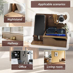 3-in-1 Wood Phone Docking Station Organizer - Image 6