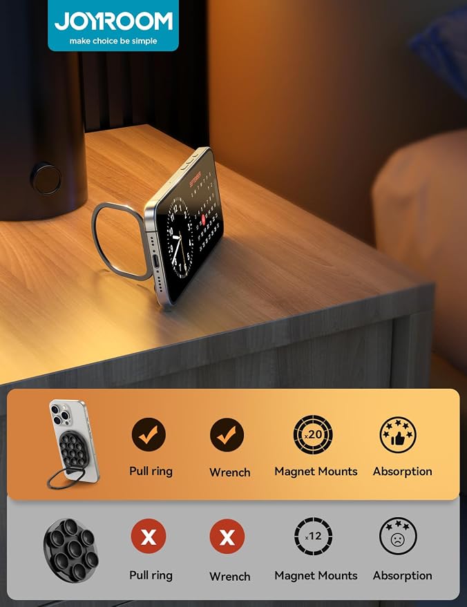 JOYROOM Suction Cup Phone Mount, Magsafe Phone Grip - Image 8