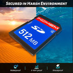 INDMEM SD Card 512MB, 6 Packs Class 4 512MB Flash Memory Card MLC Standard - Image 2