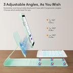 BLUTLOTUS Keyboard Case for 9th Generation for iPad 10.2'' 360° Rotatable - Image 3