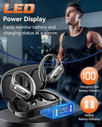 LEEMC Wireless Earbuds, 80Hr Playtime Ear Buds - Image 2