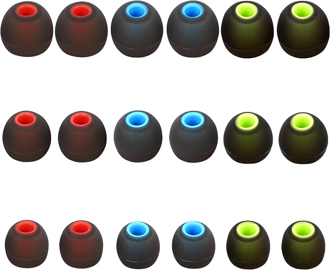 Silicone Replacement Earbud Tips Ear Tips Fit Most in-Ear Earbuds Headphone by Unknown