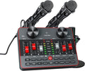 Podcast Equipment Bundle for 2 Mic Tiktok Video Content Creator Kit, Audio by neculogy