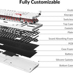 Keychron Q5 Pro QMK/VIA Wireless Custom Mechanical Keyboard, Full Aluminum 96% - Image 7