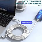 10FT iPhone Fast Charger - Image 3