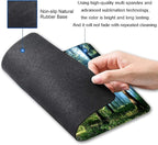 Forest Mouse Pad, Natural Scenery Mouse Pad Custom Design, Square Waterproof - Image 2