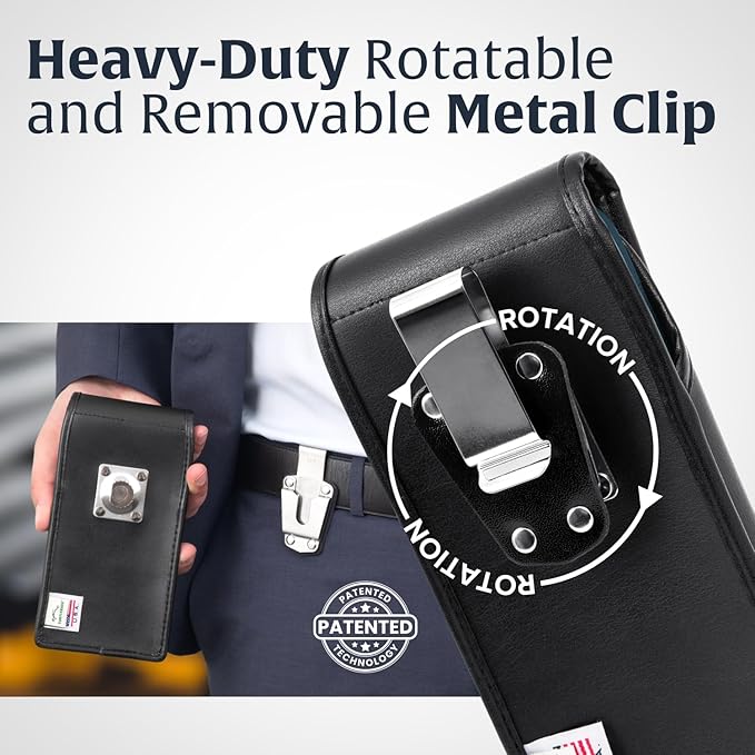 Turtleback Belt Clip for iPhone 16 Pro Max, 15 Pro Max, 14 Pro Max -Large- Fits - Image 4