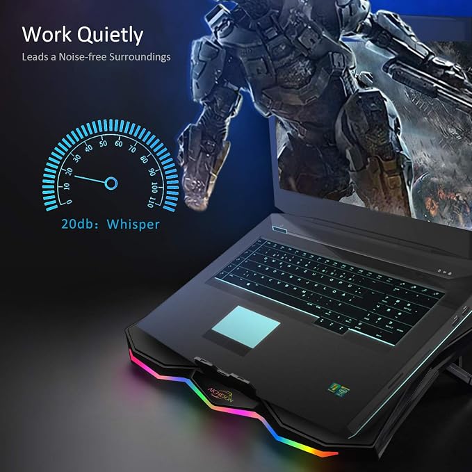 AICHESON Laptop Cooling Pad, Chill Pad - Image 7