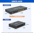J-Tech Digital HDMI 2.0 4K 1x4 Splitter Extender Over Single Cable CAT6 - Image 6