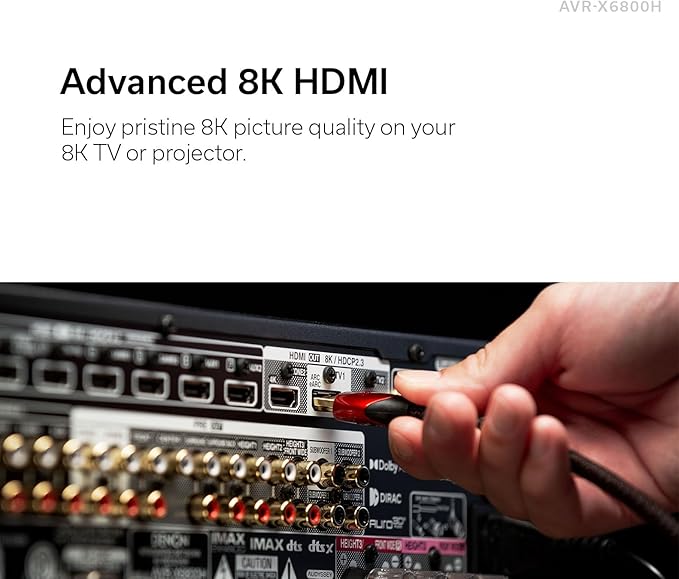 Denon AVR-X6800H 11.4 Channel 8K Receiver - Image 7