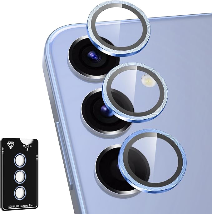 for Samsung Galaxy S25 Plus Camera Lens Protector, Individual Metal Ring by Btscase