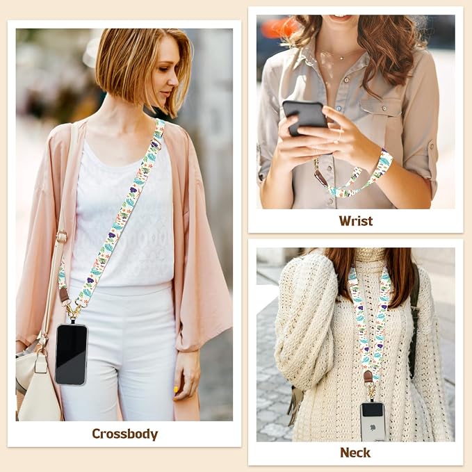 TiMOVO Phone Lanyard Crossbody Wrist Strap, Adjustable Anti-Theft Strap - Image 4