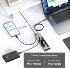TobenONE Powered USB C Hub, 11-in-1 10Gbps USB C Splitter - Image 3