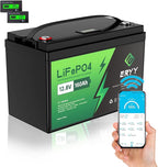 12V 160Ah LiFePO4 Battery Bluetooth, Group 31 RV Lithium Batteries 12V by ERYY