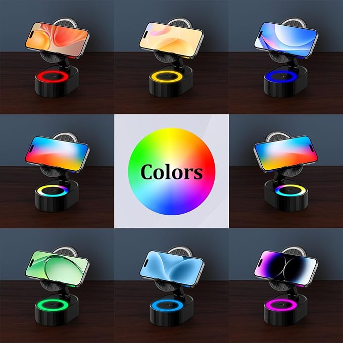 Wireless Induction Audio Bluetooth Speaker 5in1 Phone Holder Emergency - Image 9