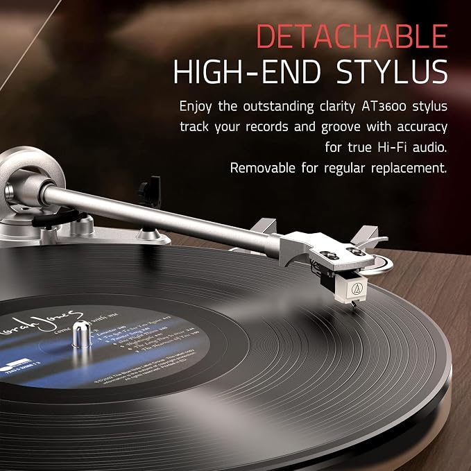 Turntables Record Player with Wireless Output Connectivity Vinyl Player - Image 9