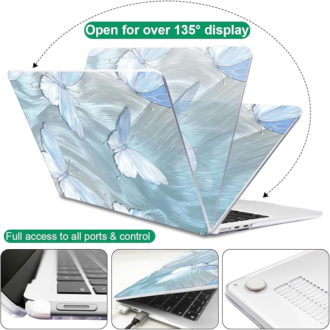 for MacBook Air 13.6 inch Case M4 2025 A3240 2024 M3 A3113 M2 A2681 2022 2023 - Image 5